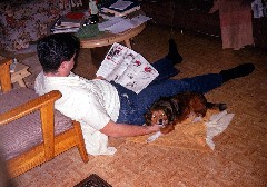 David Dorrough Family Lady dog